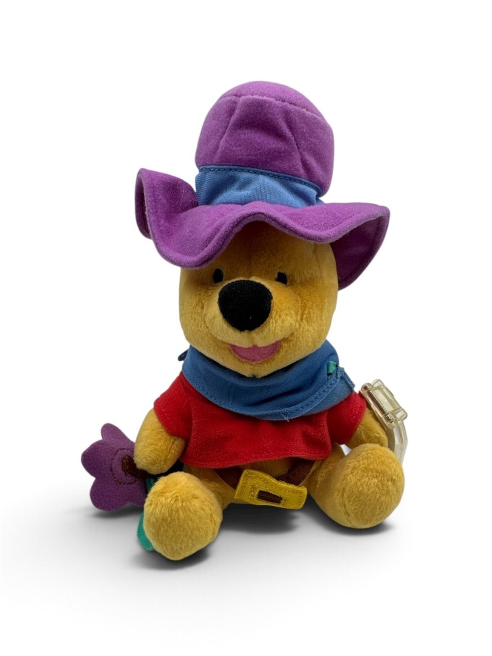Vintage 1998 Disney Star Bean Ride ’Em Cowboy Winnie the Pooh Plush 8”